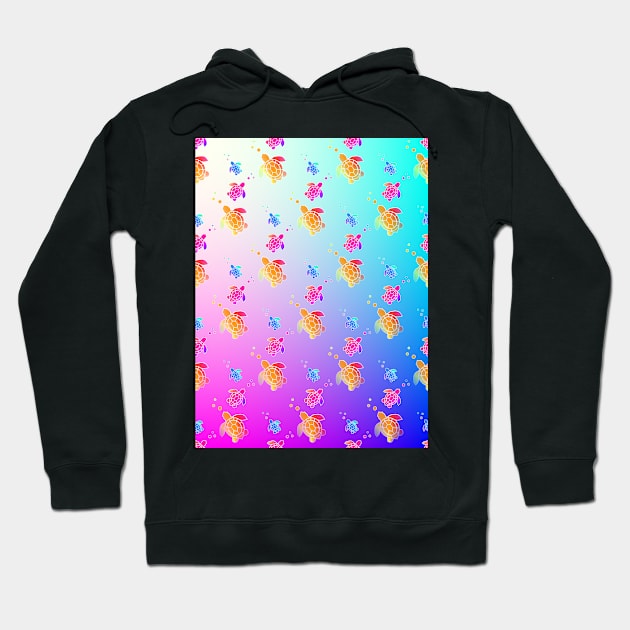 UNDER The Sea Turtles Hoodie by SartorisArt1